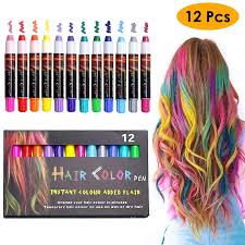 You can dye your hair back to a color resembling your natural, but once. 12 Color Temporary Hair Dye Hair Chalk Pens Crayon For Hair Colorly Dye Face Kit Safe For Makeup Party Christmas Gift For Kids Hair Color Aliexpress