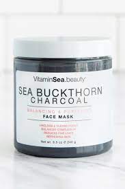 Vitaminsea Sea Buckthorn Charcoal Face Mask Charcoal Face Mask Face Mask Recipe Charcoal Mask Benefits