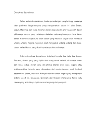 Pakistan menjadi negara islam yang menempati peringkat nomor dua. Demokrasi Berparlimen