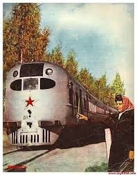 Soviet Union Five Years After The War English Russia Vintage Train Railroad Art Train Posters