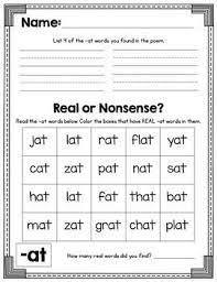 Phonics Poems For Grades K 2 Phonics Word Families Distance Learning
