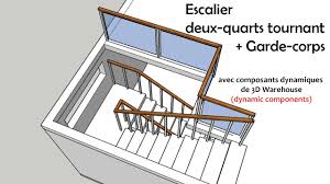 Le portail boursorama.com compte plus de 30 millions de visites mensuelles et plus de 290 millions de pages vues par mois, en moyenne. Cours Sketchup Escalier Deux Quarts Tournant Entre Etages Youtube