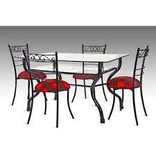 Tables from wrought iron dining room place a lamp including two sizes of sofa end tables on iron end tables and stands not only make easy for end. Wrought Iron Glass Wrought Iron Dining Tables Rs 6500 Set Iram International Id 20984468933