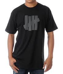 Undefeated 5 Strike Black T Shirt