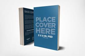 5 X 8 Front Back Cover Book Mockup Covervault Book Cover Template Book Cover Mockup Book Cover