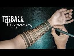 Maybe you would like to learn more about one of these? Desain Tato Simple Di Tangan Tribal Tato Youtube