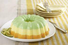 Creamy Triple Citrus Gelatin Dessert Recipe Layered Dessert Recipes Desserts Food