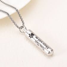 When it comes to buying the best jewelry pet. Necklaces Pendants Pet Dog Engraved Round Pendant Cremation Keepsake Memorial Ash Urn Necklace Jewellery Watches Vishawatch Com