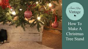 Shop for christmas tree storage box online at target. How To Make A Christmas Tree Stand Farm Style Box Youtube