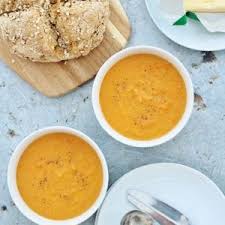 Sweet Potato And Red Lentil Soup Vegan Recette Repas Recette Souper