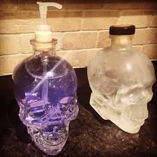 Check spelling or type a new query. Diy Soap Dispenser Great Foe Halloween From Skull Vodka Diy Soap Dispenser Skull Accessories Skull Art