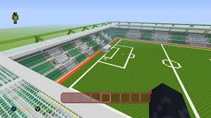 Minecraft Football Stadium Football Stadiums Soccer Field Minecraft