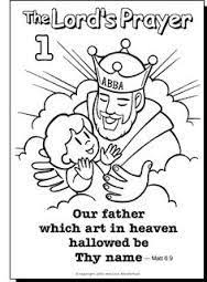 Image Result For The Lord S Prayer Coloring Pages Printable Sunday School Coloring Pages School Prayer Our Father Prayer