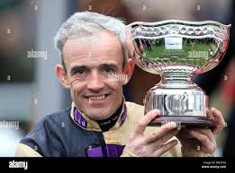 Jockey ruby walsh smiles trophy hi-res stock photography and images