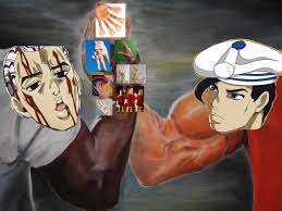 Jotaro travels to egypt in order to save his mother and stop the vampire once and for all. What Do Part 4 Yoshikage Kira And Part 8 Yoshikage Kira Have In Common Hmm Shitpostcrusaders