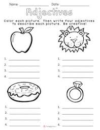 Teaching Adjectives With Show Tell Teaching Adjectives Kindergarten Writing Teaching
