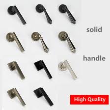 Shop online or in store! New Luxury Black Modern Square Zinc Alloy Door Lever Door Handles China Door Handle Furniture Hardware Made In China Com