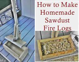How To Make Homemade Sawdust Fire Logs The Homestead Survival Homesteading Diy Projects Homemade Homesteading Diy