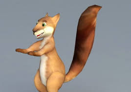 Enjoy a nice drawing tutorial featuring a cute squirrel cartoon! Squirrel Cartoon Character Free 3d Model Max 123free3dmodels