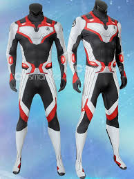 Avengers Endgame Quantum Realm Jumpsuit Superhero Cosplay