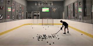 Love ice skating or hockey? Backyard Ice Rinks Synthetic Ice Hockey Boards D1 Backyard Rinks