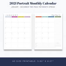 pembaruan penambahan isian variabel apakah pernah paud formal dan apakah pernah paud non formal pada registrasi peserta. Standard 8 5 X 11 12 Month Portrait Calendar Etsy