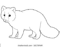 Do you like to play free online games for girls? Arctic Animal Coloring Page Illustration Children Stock Illustration 181739549