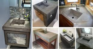 25 inexpensive diy concrete countertop