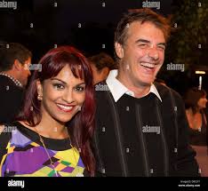 Chris Noth And Danielle De Niese The 24 Hour Plays After Performance Dinner At Wolf Family Vineyard Yountville California 14 07 12 Stock Photo Alamy