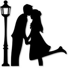 Black And White Kiss Silhouette Couple Forehead Kiss Shadow Painting In 2019 Couple Silhouette Kissing Silhouette Silhouette Art