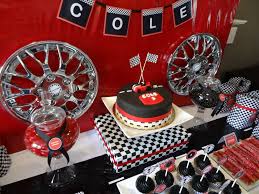 New listingrace car birthday party decoration banners balloons let's go racing theme party. Race Cars Birthday Party Ideas Photo 1 Of 21 Catch My Party