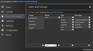 @minecraft the crossplay thing is a big issue for servers especially for whom . Mcmyadmin The Minecraft Web Admin Panel