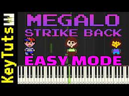 Learn To Play Megalo Strike Back By Toby Fox Easy Mode Youtube