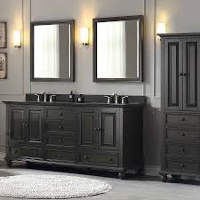 60 inches w x 21 inches d x 34 inch h countertop: Avanity 73 Thompson Double Vanity Charcoal Glaze W Black Top Thompson Vs72 Cl A Keats Castle