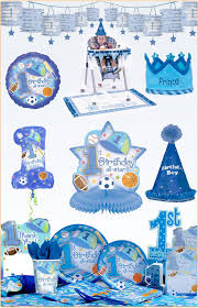 Baby Boy 1st Birthday Decoration Ideas For Boy Funjooke Com Sports Birthday Party Boys 1st Birthday Party Ideas 1st Boy Birthday
