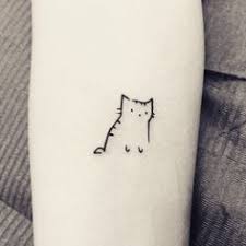 Xăm hình hoa hướng dương nhỏ trên bàn tay. One Line Tattoo Cat Novocom Top