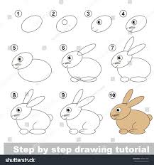 How to draw a rabbit | rabbit head easy draw tutorial. How To Draw A Rabbit Step By Step For Kids Drawing For Kids