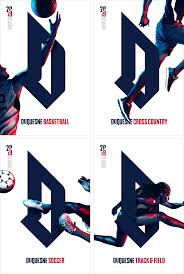 Brand New New Logo And Identity For Duquesne University Athletics By Changeup Good Sports Identity Sports Design Inspiration Identity Logo Sports Logo Design