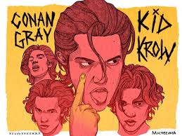 Conan Gray Kid Krow Art Print By Buythestars X Small In 2020 Conan Gray Aesthetic Conan Gray Grey Art
