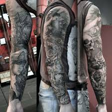 Tattoo sleeves basically refer to those tattoo designs that are usually large in size or cover a huge part of your arm. Top 37 Sailor Sleeve Tattoo Ideas 2021 Inspiration Guide Nautical Sleeve Nautical Tattoo Sleeve Tattoo Sleeve Men