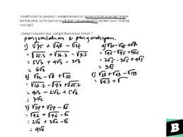 2 3 = 8 7 3 = 343. Contoh Soal Dan Jawaban Operasi Penjumlahan Pengurangan Perkalian Dan Pembagian Bentuk Akar Youtube