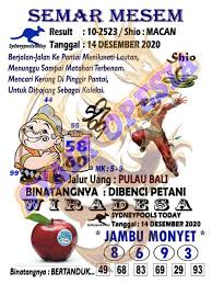 Syair Sdy 14 Desember 2020 Kode Syair Sgp Syair Hk Syair Sydney 2020