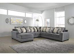 Ashley sectional charcoal sectional sectional sofa with chaise couches fabric sectional blue sectional small sectional lounge sofa sofa set. Ashley Furniture Castano 13302 16 34 77 67 4 Piece Grey Sectional Sam Levitz Furniture Sectional Sofas