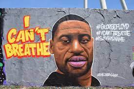 Footage of the arrest on 25 may shows a white police officer, derek chauvin, kneeling on mr floyd's. Datei Wandbild Portrait George Floyd Von Eme Street Art Im Mauerpark Berlin Jpg Wikipedia