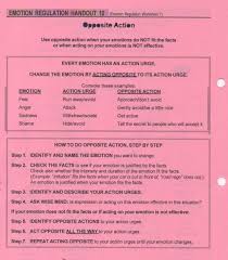 Dbt Opposite Action Dbt Therapy Worksheets Dbt Skills