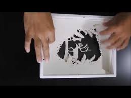 Making Of Paper Cut Shadow Light Box Youtube