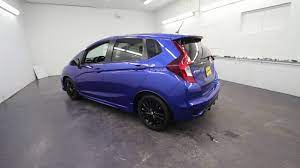 Test drive used honda fit at home from the top dealers in your area. 2018 Honda Fit Sport Aegean Blue Metallic Jm718334 Seattle Burien Renton Youtube