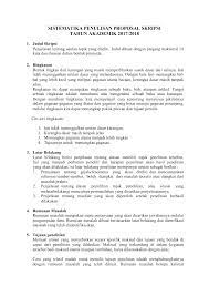 Bagaimana cara mengenalkan kuliner keripik. Sistematika Penulisan Proposal Skrips1