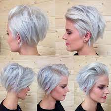 Choppy blonde cut with side bangs 70 Short Choppy Hairstyles For Any Taste Choppy Bob Layers Bangs