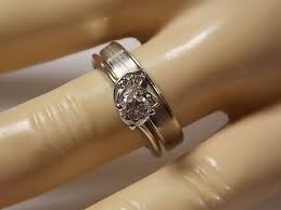 1960s Wedding Rings 1960s Diamond Wedding Ring Set 34ctw White By Estatejewelryshop 650 Diamond Wedding Rings Sets Wedding Ring Sets Diamond Wedding Rings
